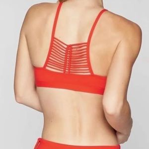 Athleta Swim Red Bikini Top and Bottom